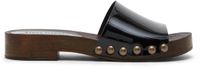 Steve Madden Cento Dames Muiltjes Zwart Lak Maat 41