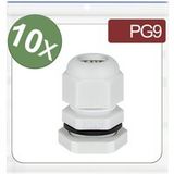 Quadrios 24CA392 Presse-étoupe PG9 Polyamide gris 10 pc(s)