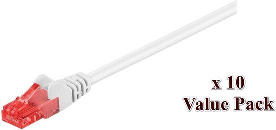 Microconnect U/UTP CAT6 5M White 10 PACK