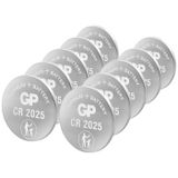 GP Knoopcel CR2025 3 V 10 stuk(s) Lithium