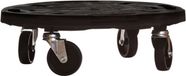 vidaXL Plantentrolley met wielen 275 kg diameter 40 cm zwart