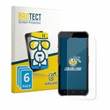 BROTECT Screenprotector 6 Stuks voor Bluebird VF550 Beschermglas transparant