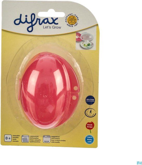 Difrax Fopspeen Steriliseer Ei - Wit