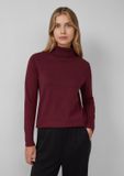 s.Oliver Strickpullover met col voor dames, bordeaux, maat XXL