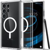 Spigen - Samsung Galaxy S24 Ultra Hybrid OneTap Ring MagFit hoesje - Wit