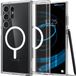 Spigen - Samsung Galaxy S24 Ultra Hybrid OneTap Ring MagFit hoesje - Wit