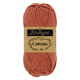 Scheepjes - Scheepjes Catona 504 Brick Red Garen - 10x10g