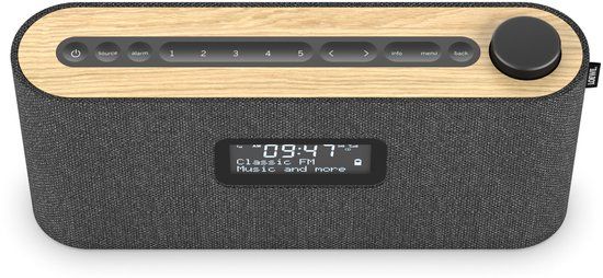 Loewe Radio.Frequency Draagbaar Digitaal - DAB+ / FM - Bluetooth - Zwart/Goud