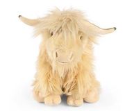Living Nature Schotse hooglander wit 30 cm. + geluid