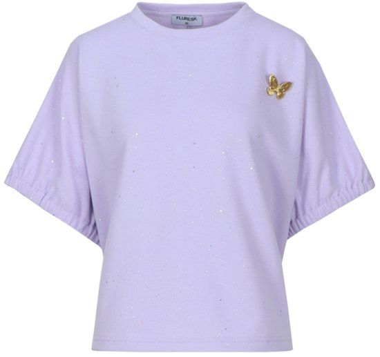 Fluresk T-shirt Mavelis Top 26zof07 824 Orchid Purple Dames Maat - 36