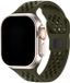 123watches.nl 123watches Sprint bandje - siliconen - groen - 44, 45, 46 & 49 mm - Geschikt voor Apple Watch