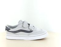 Vans Brooklyn LS Velcro Kinderen Unisex Lage Sneakers Wit Canvas/Rubber Klittenband