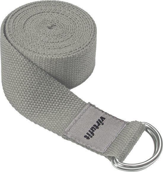 Virtufit Premium Yoga Riem - 250 cm - Natural Grey