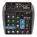 Vonyx VMM100 Mengpaneel USB - Audio mixer 4-kanaals met Bluetooth en USB mp3 speler