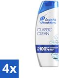 Head & Shoulders Classic Clean Shampoo 400 ml (4 stuks)