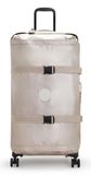 Kipling SPONTANEOUS L Grote bagage op wielen, rechtopstaand, Metallic Glow (Zilver)