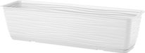 Form Plastic Plantenbak Balustrade - kunststof - ivoor wit - L50 x B17 x H14 cm