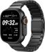 AULUMU Magnetisch Apple Watch 42/44/45/46/49mm Bandje Titanium Zwart