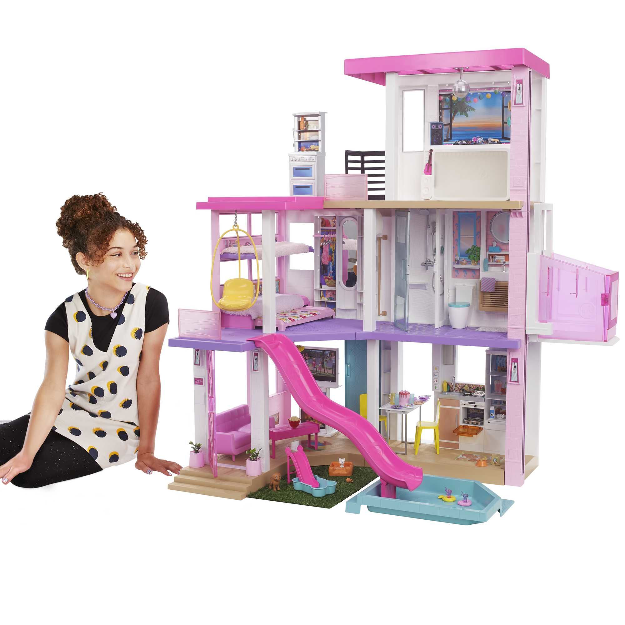 Barbie Droomhuis - Speelset - 3 Verdiepingen - 2022 Model
