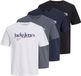JACK & JONES - JJTOM TEE SS CREW NECK 4PK MP Heren T-shirt