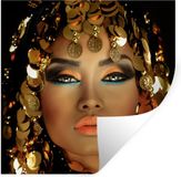 StickerSnake Cleopatra Wall Sticker - Gold - 100x100cm