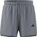 adidas D4T Power Essentials Workout Mesh Shorts, halo silver, S 5 inch