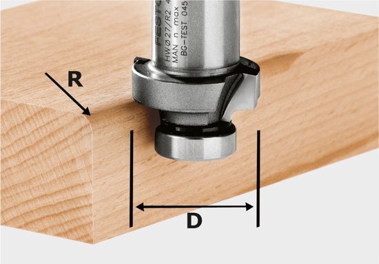 Festool Freesgereedschap voor Kantenfrees OFK 500 HW R3-OFK 500