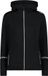 CMP Damen Wintersport Pullover mit Kapuze Schwarz