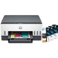 HP Smart Tank 6005 + 1 set extra inktflesjes