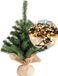 Everlands Kaemingk B.V. Mini kerstboom 45 cm - met kerstverlichting warm wit 300 cm - 40 leds