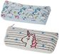 Mopec Etui met eenhoorn-ritssluiting, 19 x 9 cm 2-pack, roze en lichtblauw