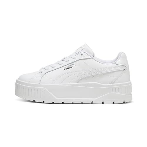 PUMA Karmen II L Dames Sneakers - Puma White-Puma White-Puma Silver