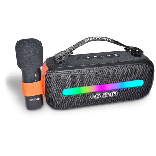 Bontempi SonicSync Karaokeversterker - met microfoon, lichteffecten, TWS en echo-effect
