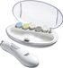 Tommee Tippee Elektrische baby-nagelvijltrimmer - op batterijen werkende nagelknipper voor baby's - met ledlicht en zes vijlkoppen voor nagels van baby's en volwassenen