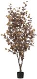 Mica Decorations Eucalyptus plante artificielle dans un pot de fleurs - H180 x Ø80 cm - Bronze