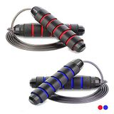 Redify Set van 2 verstelbare springtouw voor boksen MMA Crossfit Training, Fitness Springtouw voor Mannen Vrouwen en Kinderen, Speed Jumping Rope voor Workout Oefening met Draagtas