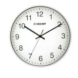 Ronde kwartswandklok van 30 cm, geruisloos, modern en stil. Gemakkelijk afleesbare cijfers. Geschikt voor kantoren, woonkamers, keukens, scholen, sportscholen, enz.