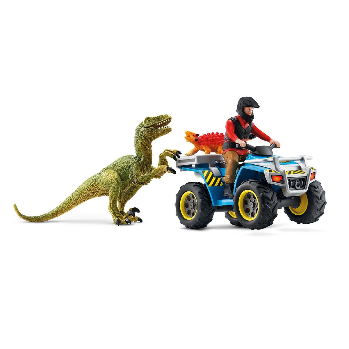 schleich Vlucht op de quad voor Velociraptor - 41466