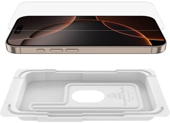 Belkin InvisiGlass iPhone 16 Pro glazen screenprotector
