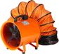 VEVOR Bouwventilator 900 W AC-motor Bouwventilator 2850 Rpm Bouwventilator Blower 5175 CFM (8792 m³/h) Axiaalventilator 10 m Slang Axiaalventilator 79 dB Geluidsniveau Industriële Ventilator IP44
