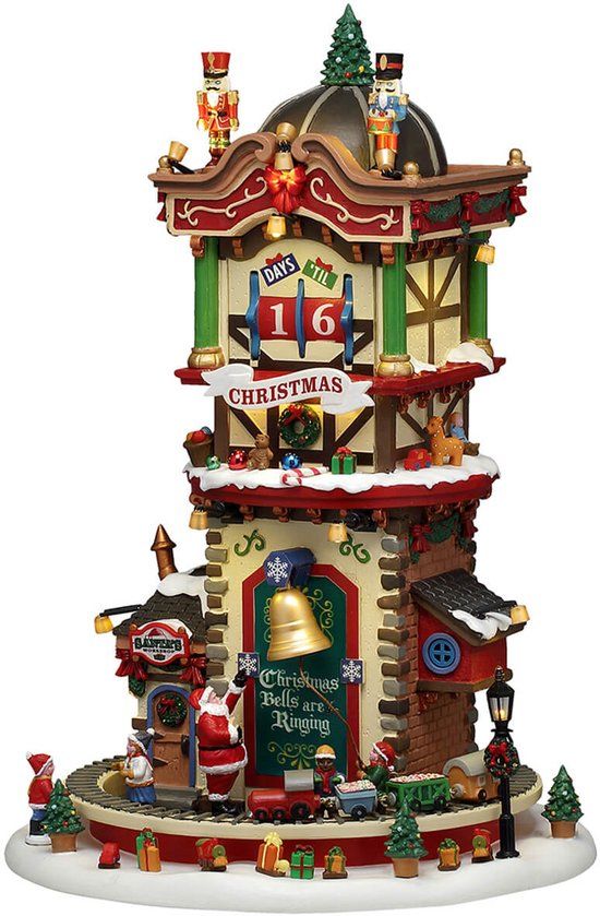 Lemax Christmas 'Time' Countdown Beweging & Kerstmuziek