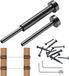 VEVOR 40-Pack Onzichtbare Kabelrailset, T316 Roestvrij Staal 1/8" Onzichtbare Ontvanger en Drukboutuiteinde voor Kabelrailing, Drukspanner 1/8" voor Houten/Metalen Palen, Zwart