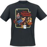 Steven Rhodes - Fun T-shirt - Let's Summon Demons - S tot 4XL - voor Mannen - zwart