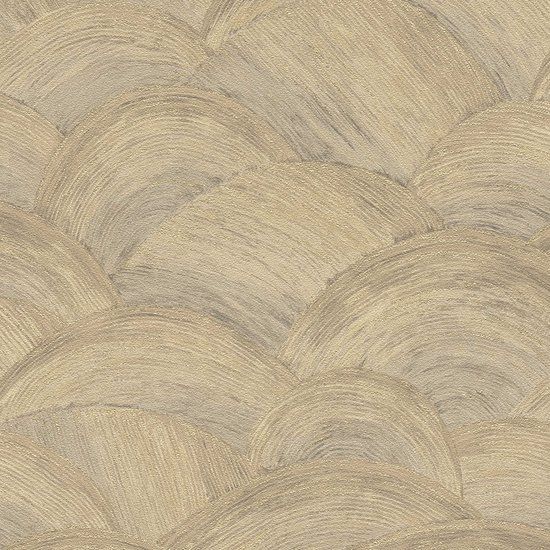 A.S. Création Metropolitan Stories 3 Golvend Behang - Modern - goud - Vinyl/Vlies - 53 cm x 10.05 cm