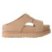 UGG® Goldenstar Hi pantoufle à découpe en Beige, Taille 40, Daim
