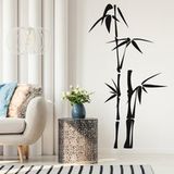 Icecat Sticker Mural - Bambou - 297x1315 Cm - Noir