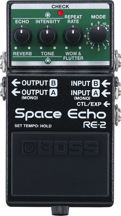 Boss RE-2 - Space Echo pedaal - Zwart