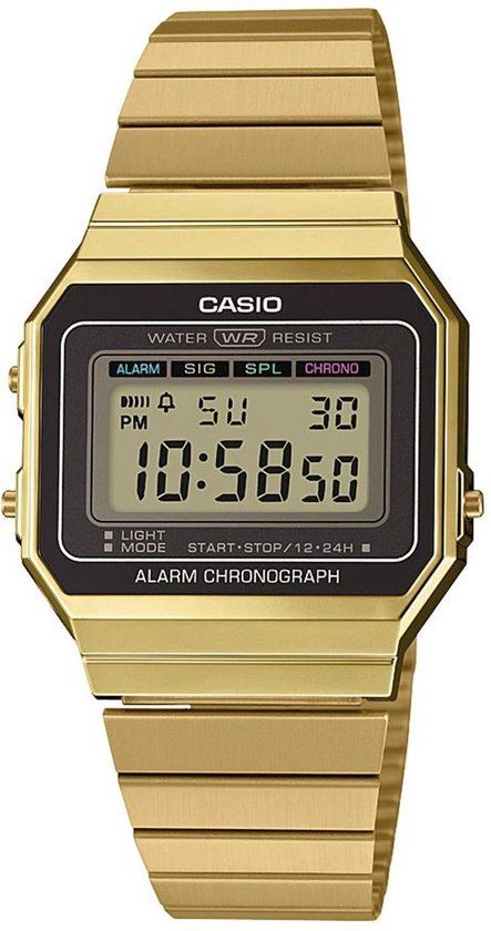 Casio Vintage A700WEMG-9AEF Dameshorloge Goudkleurig 33 mm - Digitaal
