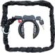 Adige Starry ringslot 14cm met insteekketting - Noir