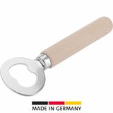 Westmark Flesopener, 14,1 cm, Hout/Staal, Woody, Lichtbruin/Zilver